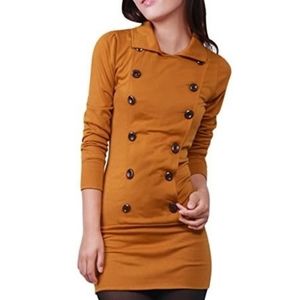 ALLEGRA K Slim Fit One Piece Mini Dress XL